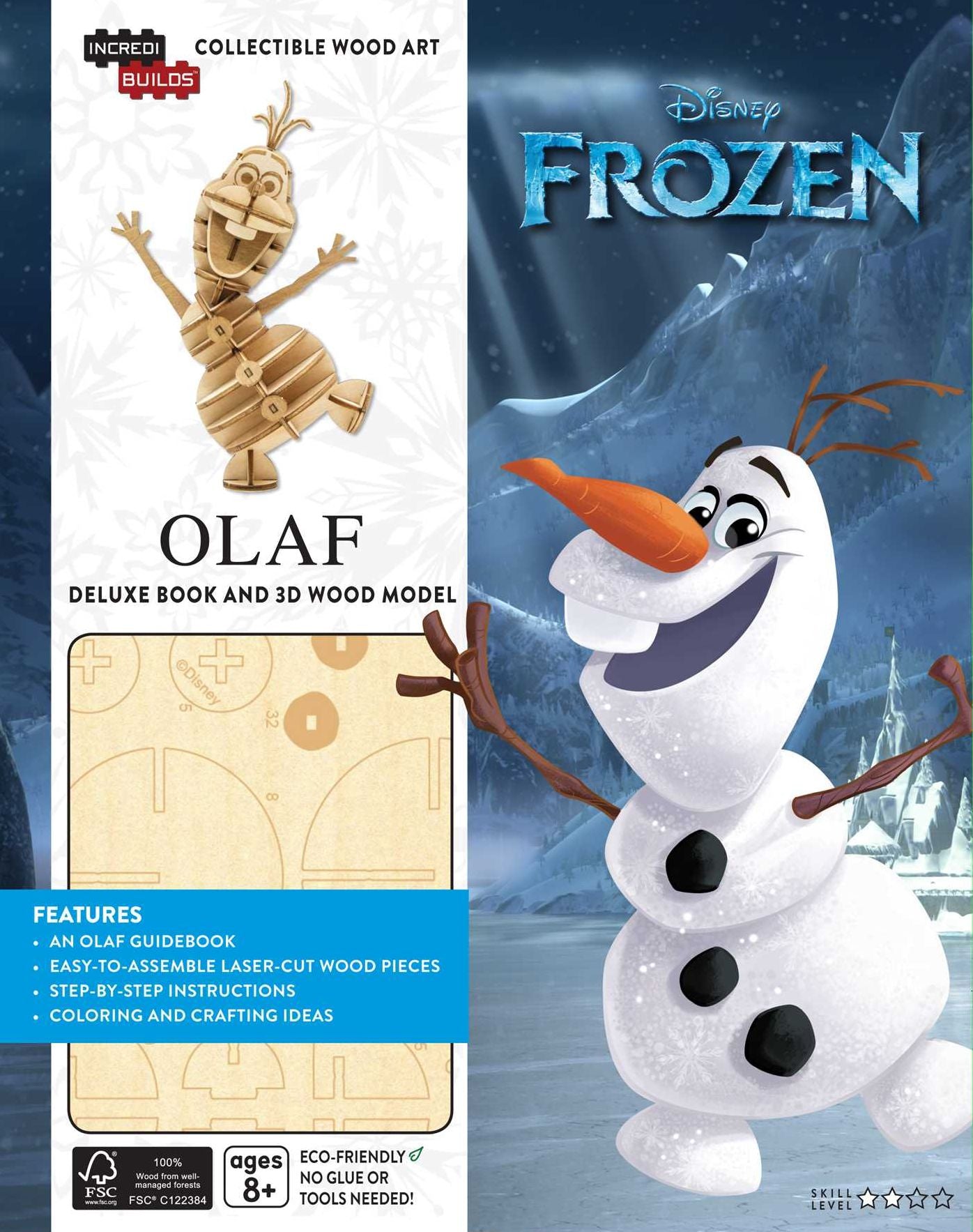 IncrediBuilds: Disney Frozen: Olaf Deluxe Book and Model Set