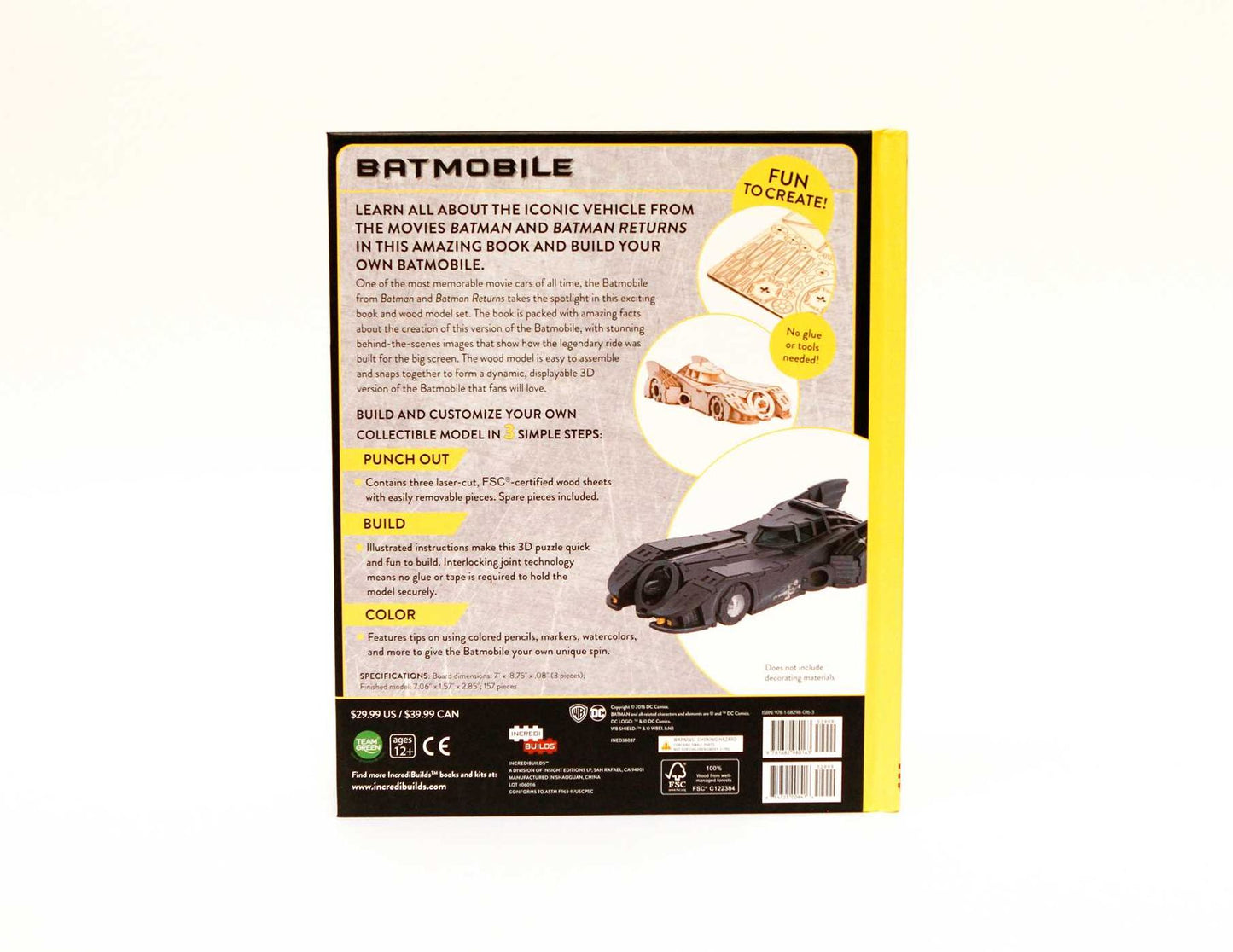 IncrediBuilds: Batmobile Signature Series Book and Model Set