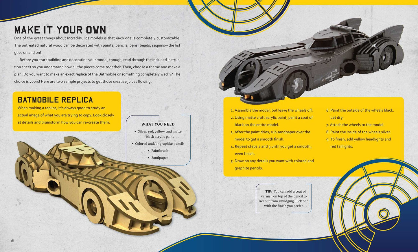 IncrediBuilds: Batmobile Signature Series Book and Model Set