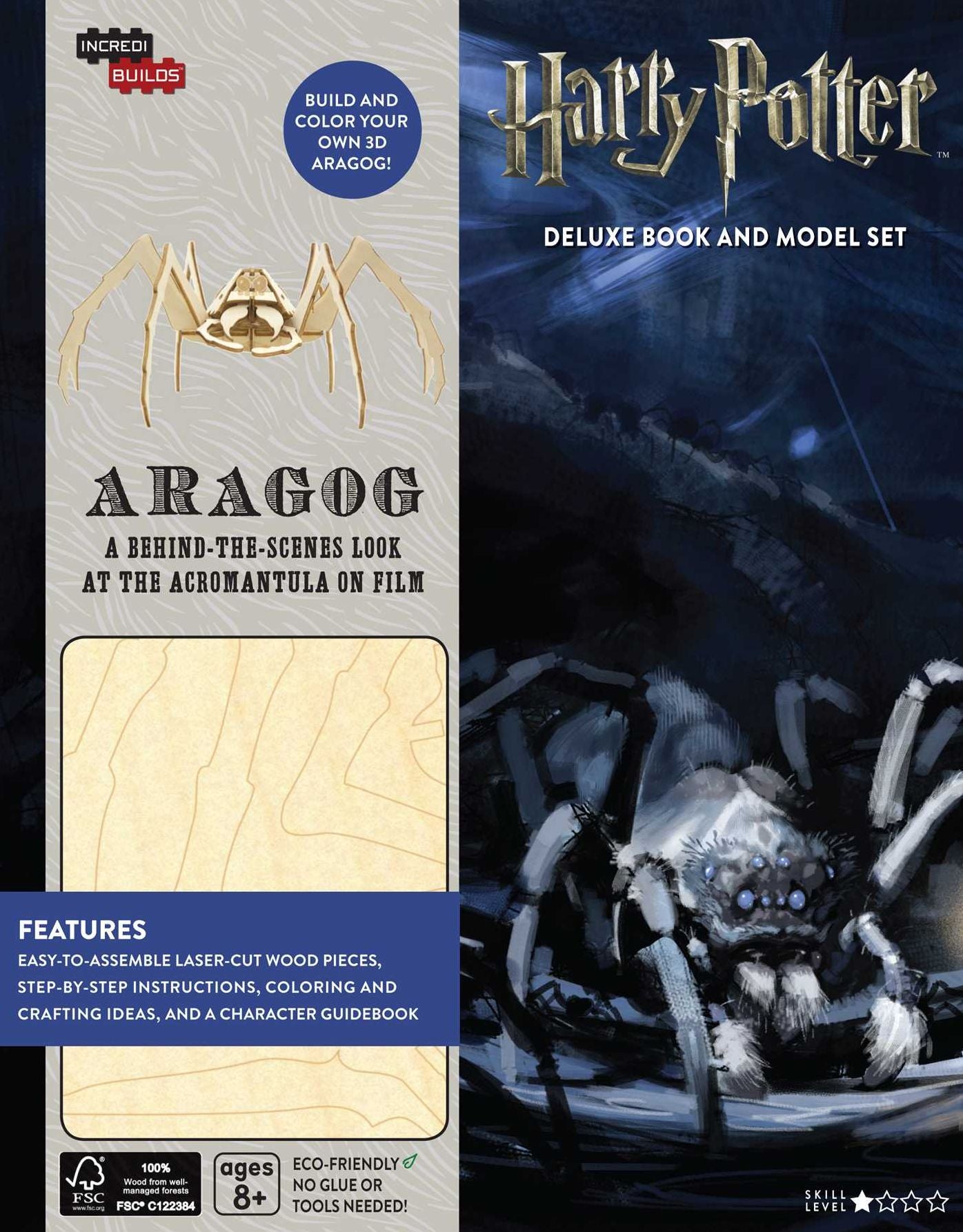 IncrediBuilds: Harry Potter: Aragog Deluxe Book and Model Set