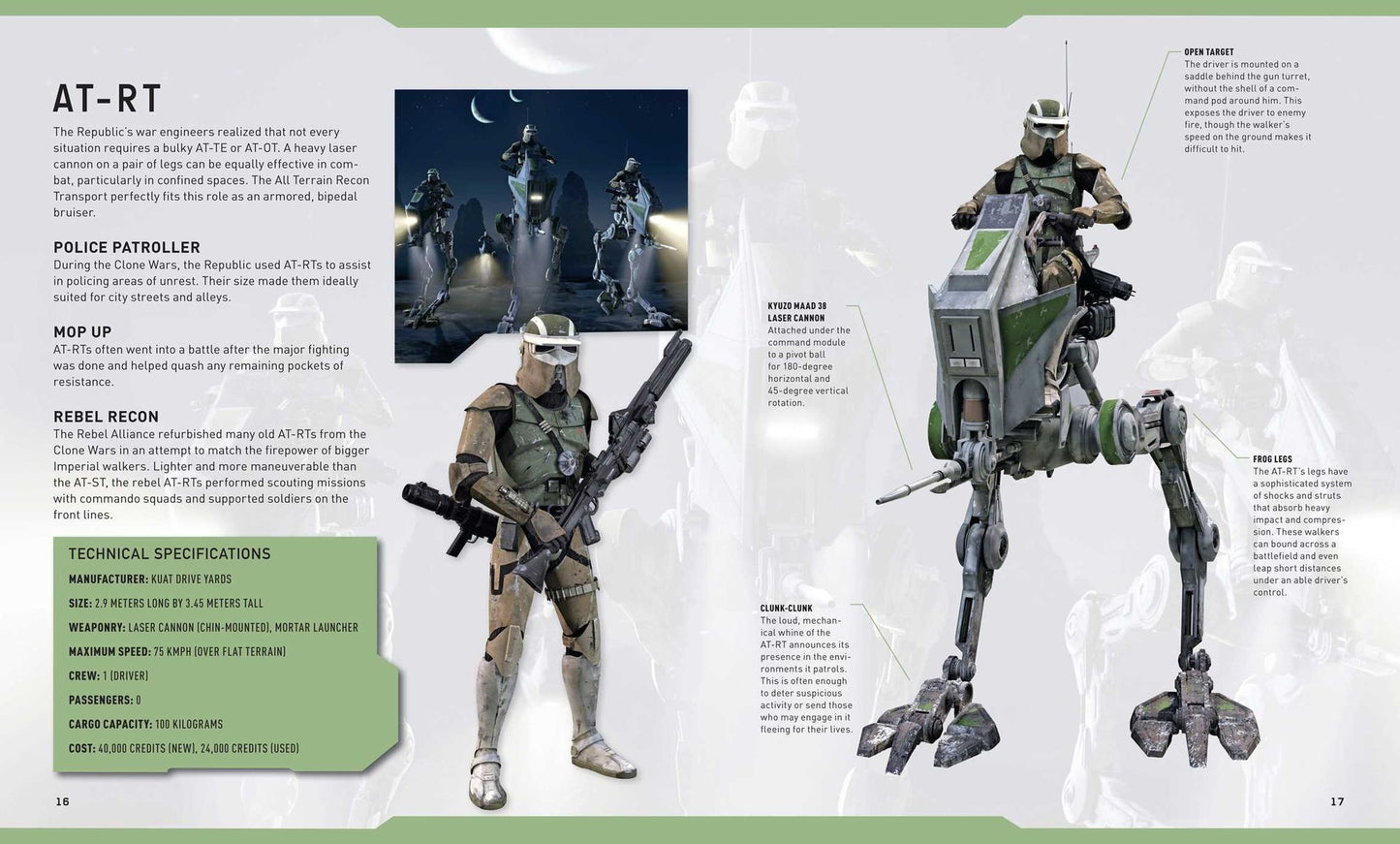 IncrediBuilds: Star Wars: Rogue One: AT-ACT Deluxe Book and Model Set