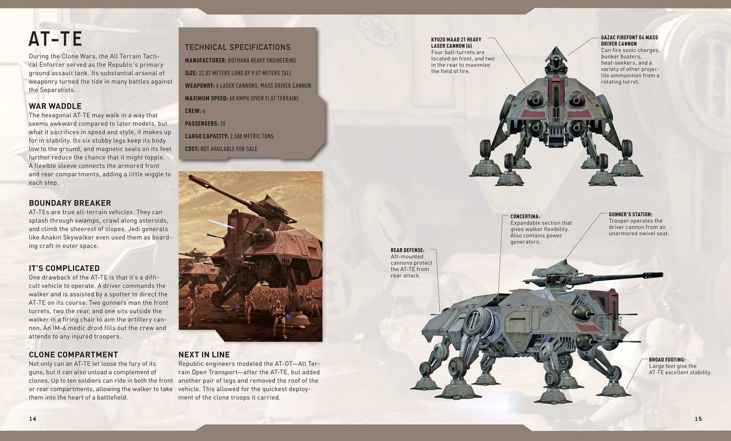 IncrediBuilds: Star Wars: Rogue One: AT-ACT Deluxe Book and Model Set