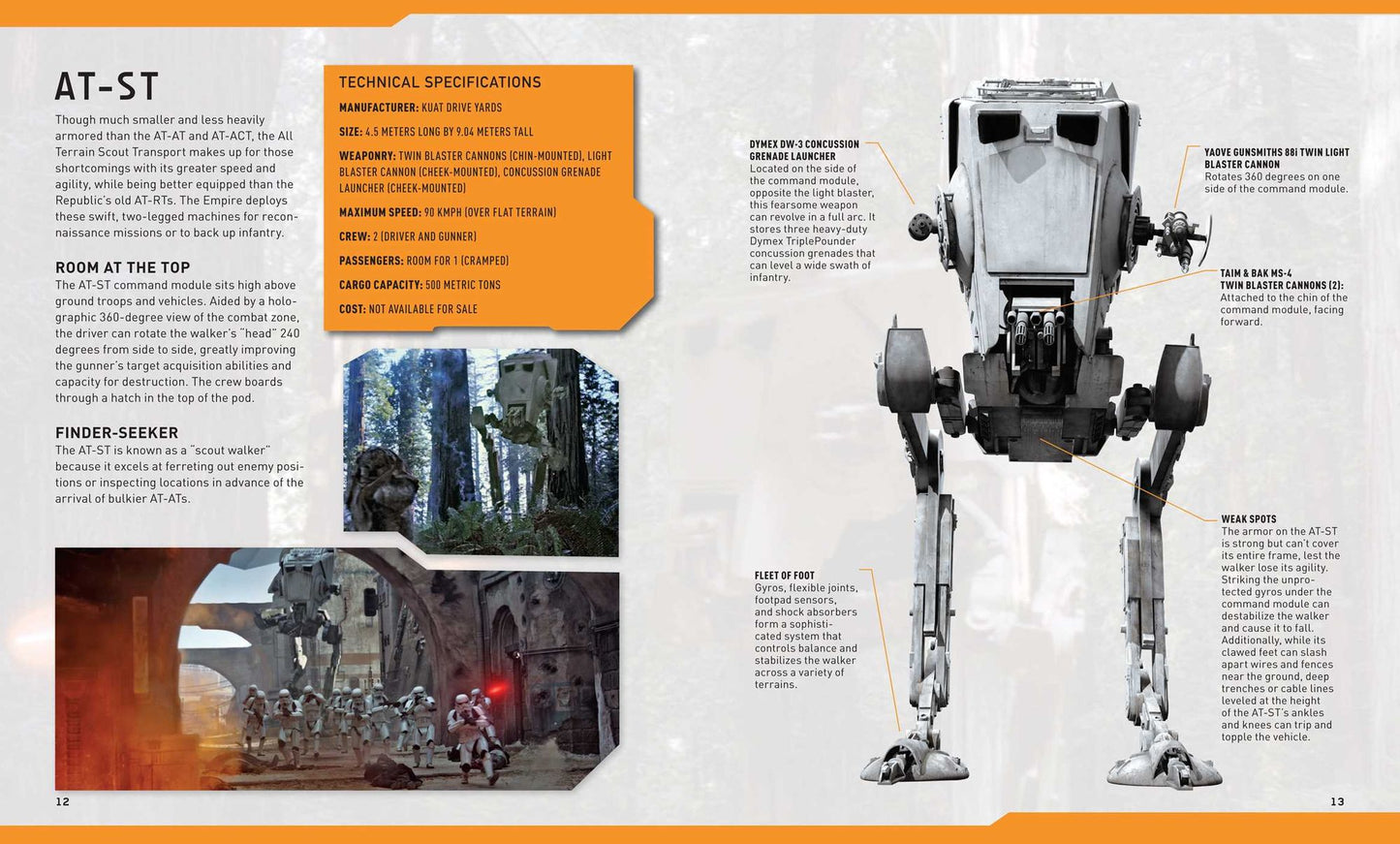 IncrediBuilds: Star Wars: Rogue One: AT-ACT Deluxe Book and Model Set