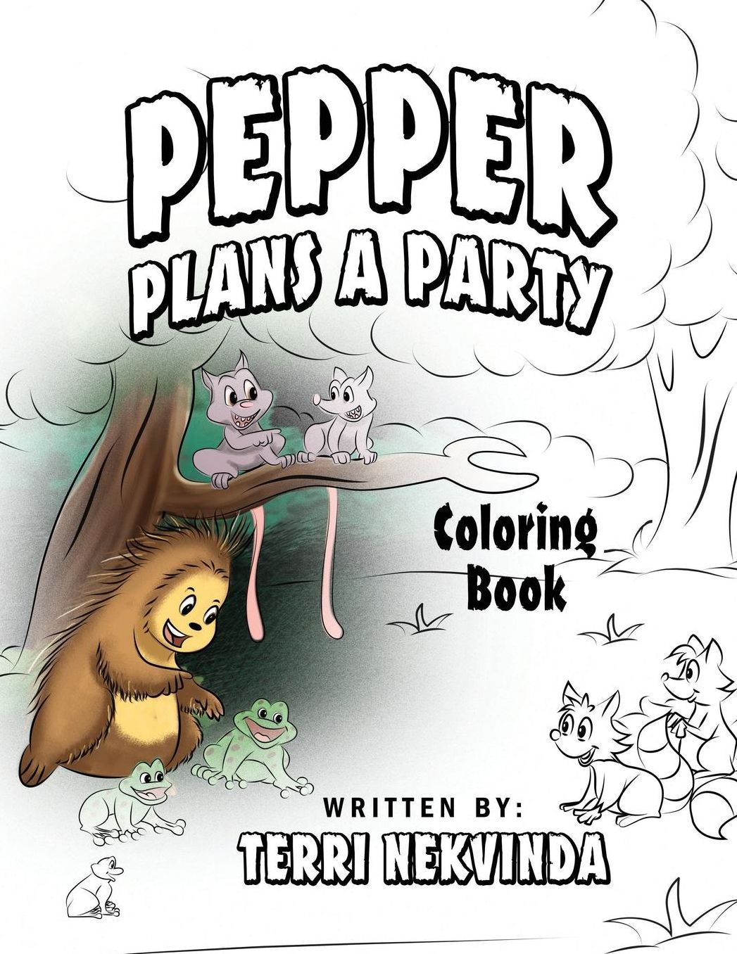 Pepper Plans a Party: Coloring Book