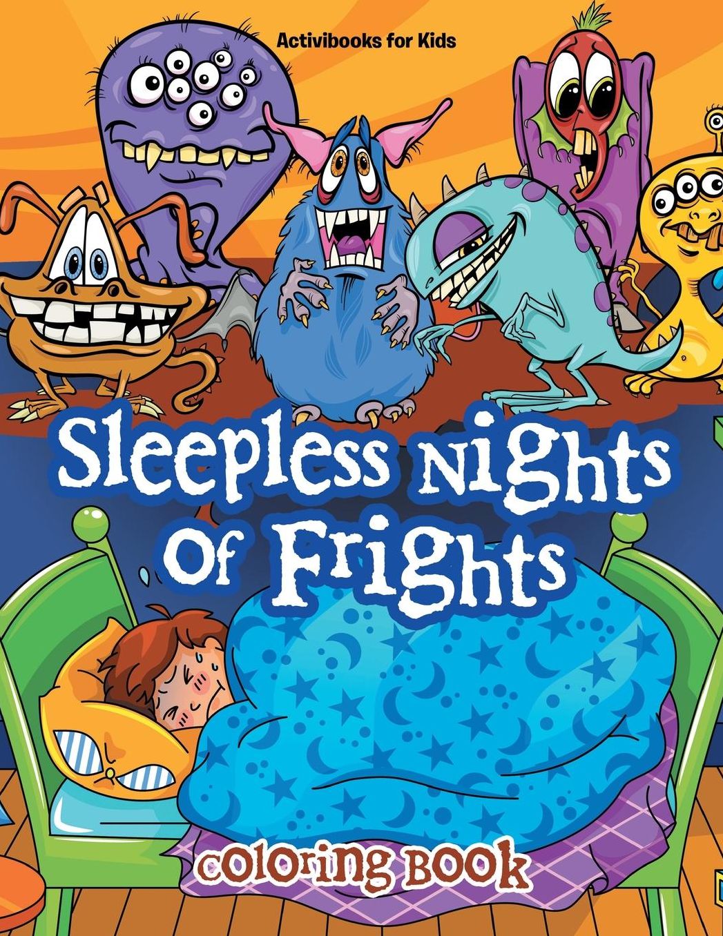 Sleepless Nights of Frights Coloring Book