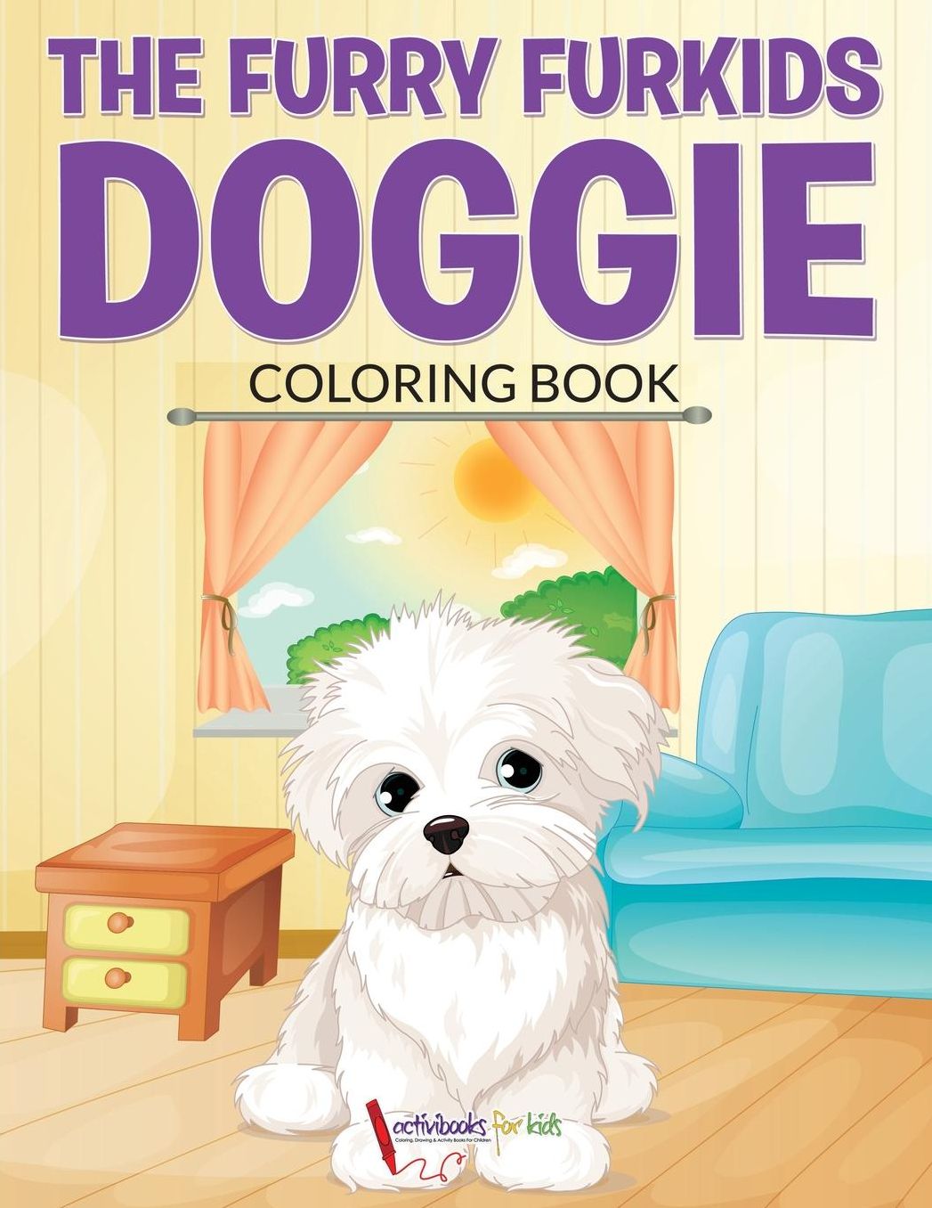 The Furry Furkids Doggie Coloring Book