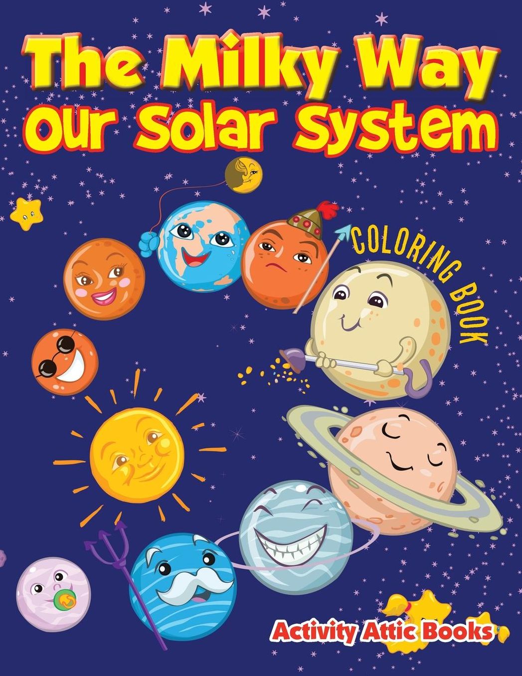 The Milky Way: Our Solar System Coloring Book