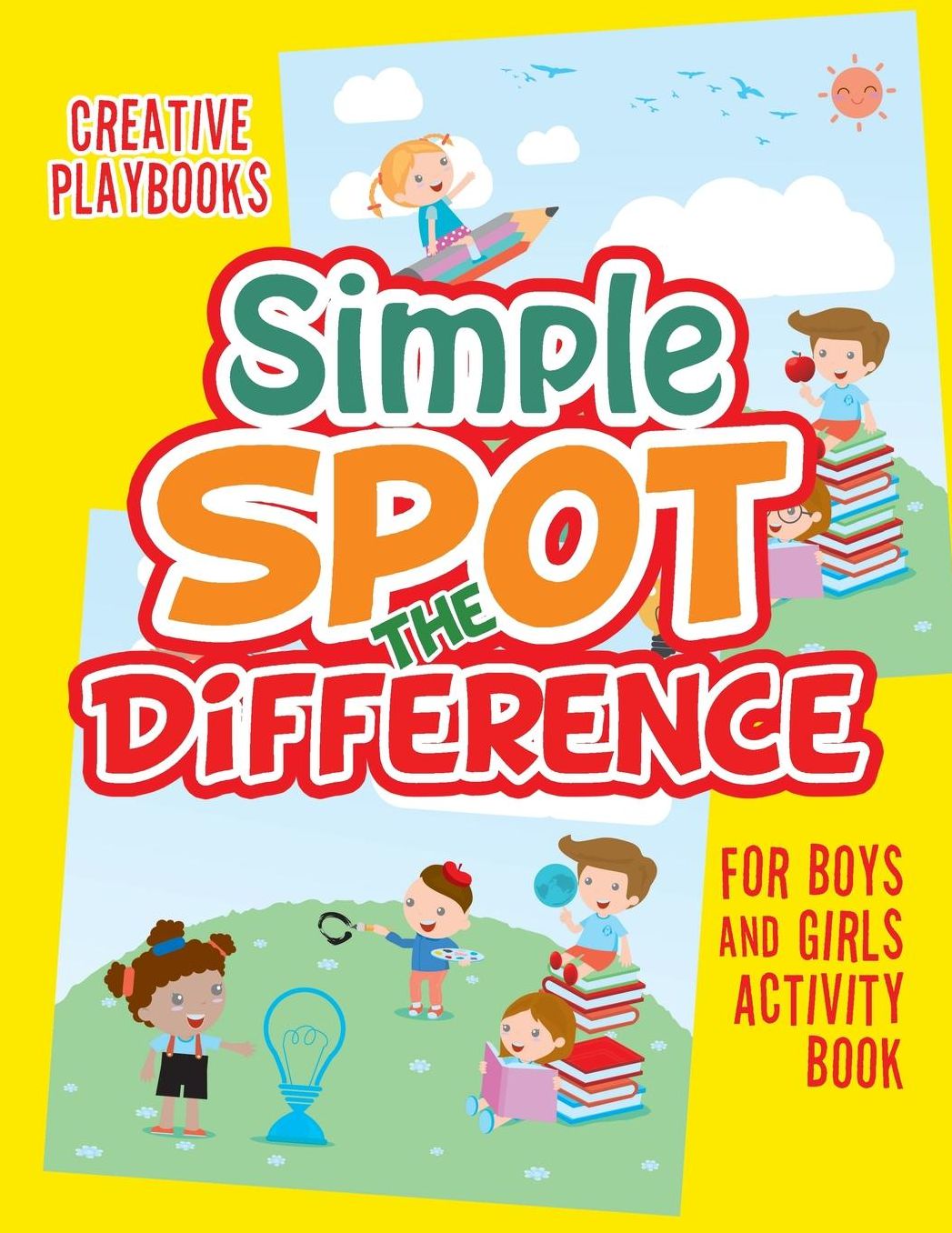 Simple Spot the Difference for Boys and Girls Activity Book