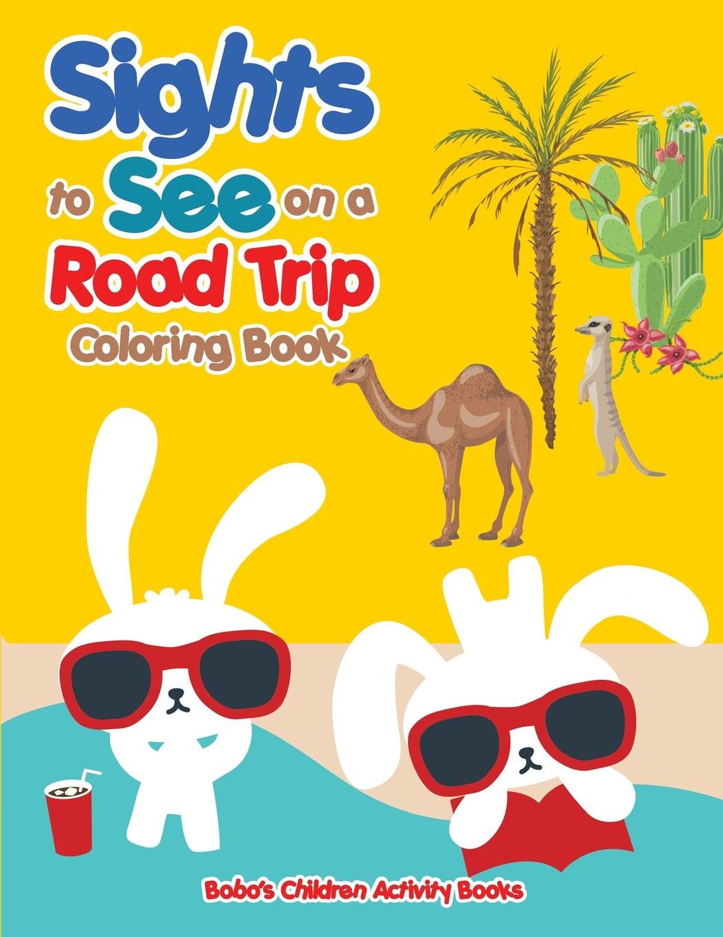 Sights to See on a Road Trip Coloring Book