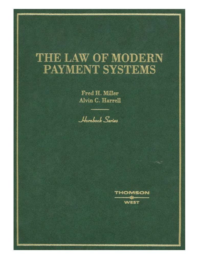 The Law of Modern Payment Systems