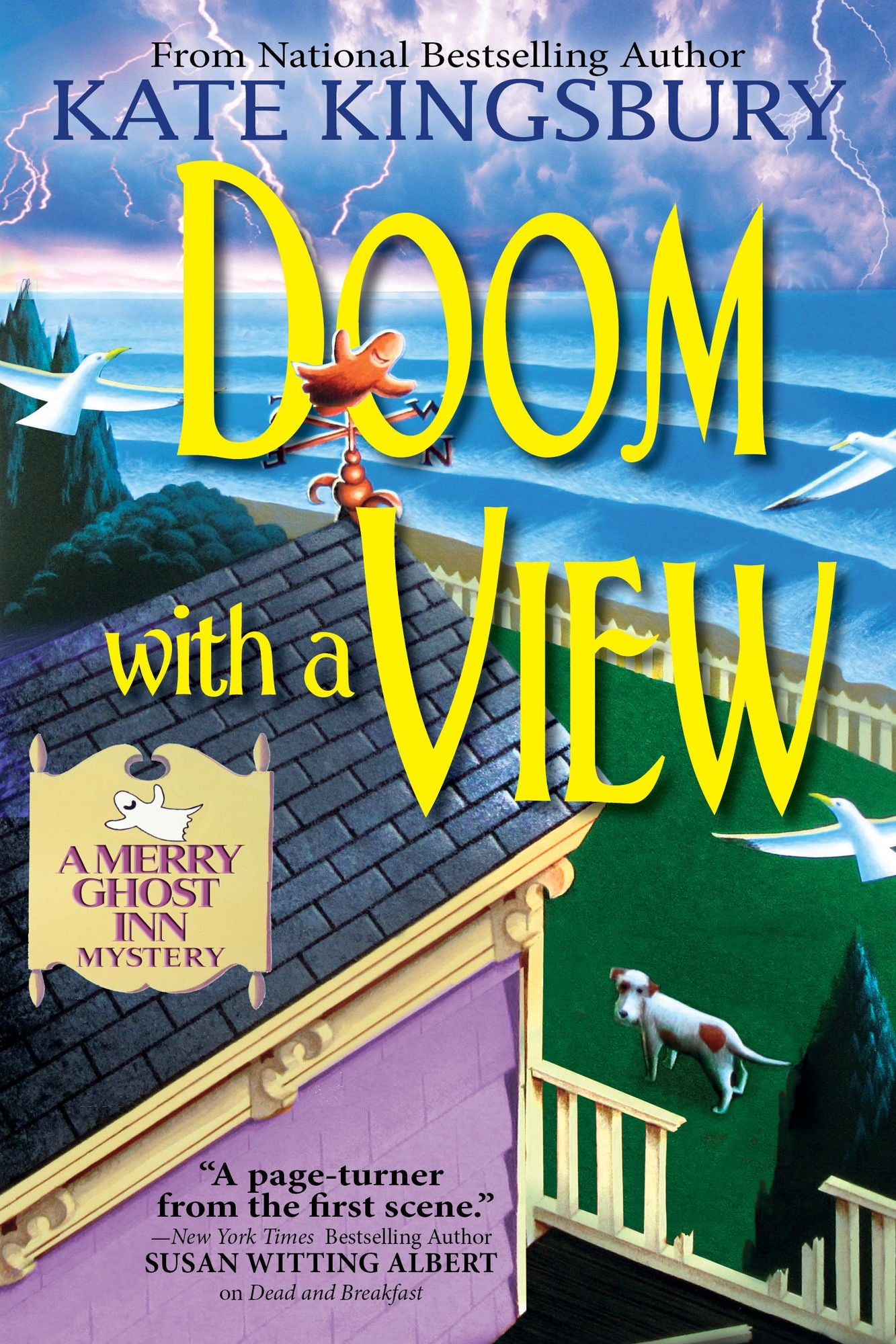 Doom with a View (Merry Ghost Inn Series #2)