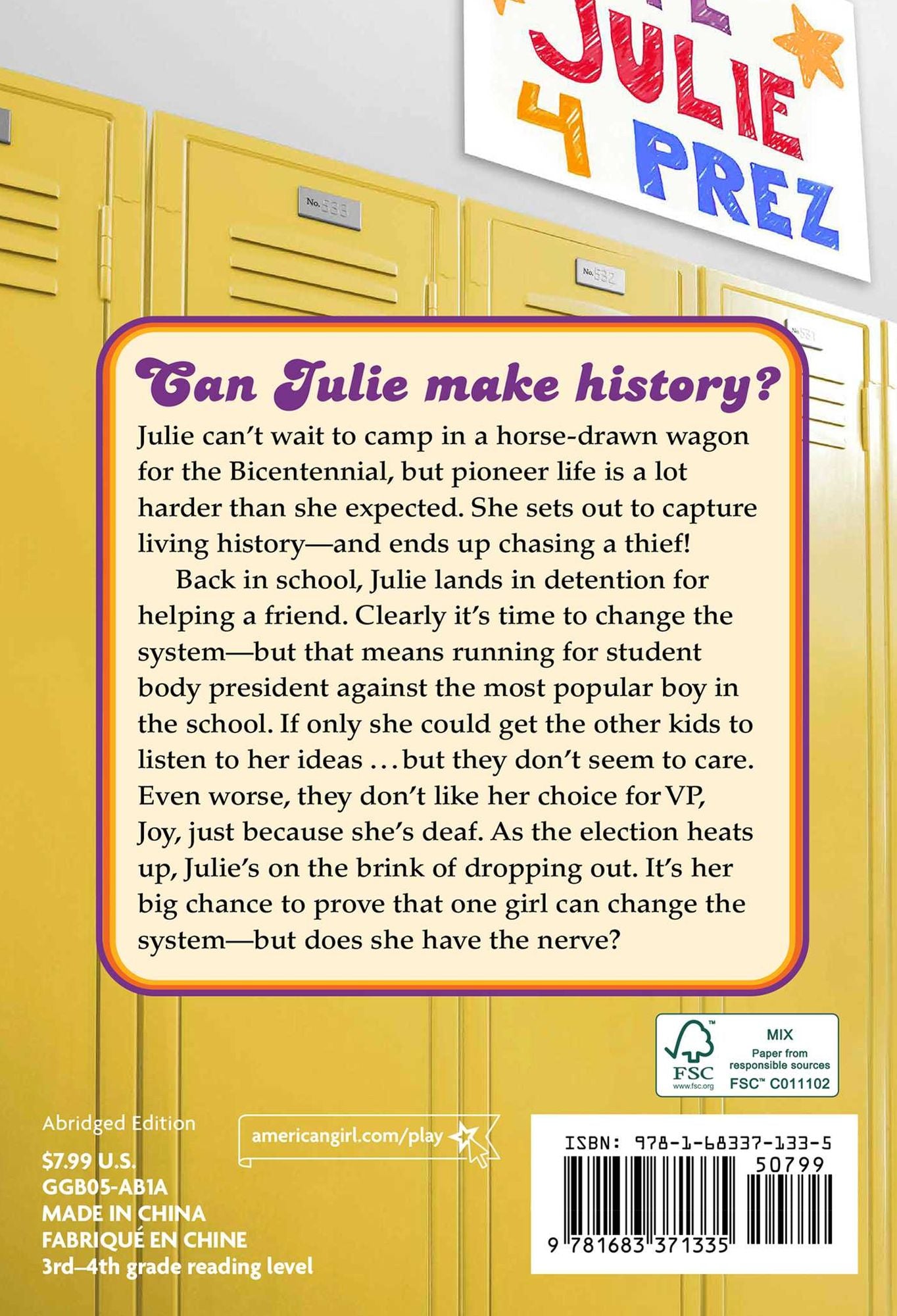 Julie Takes a Stand