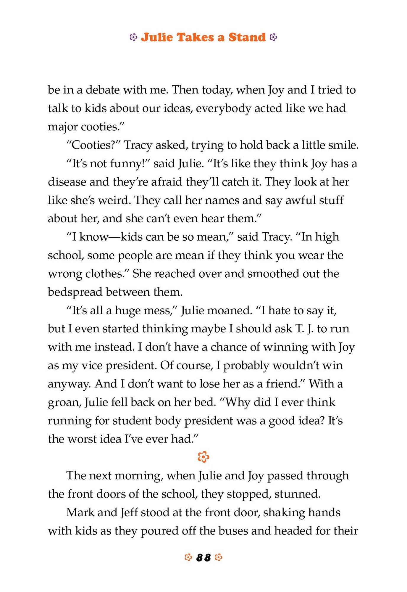 Julie Takes a Stand