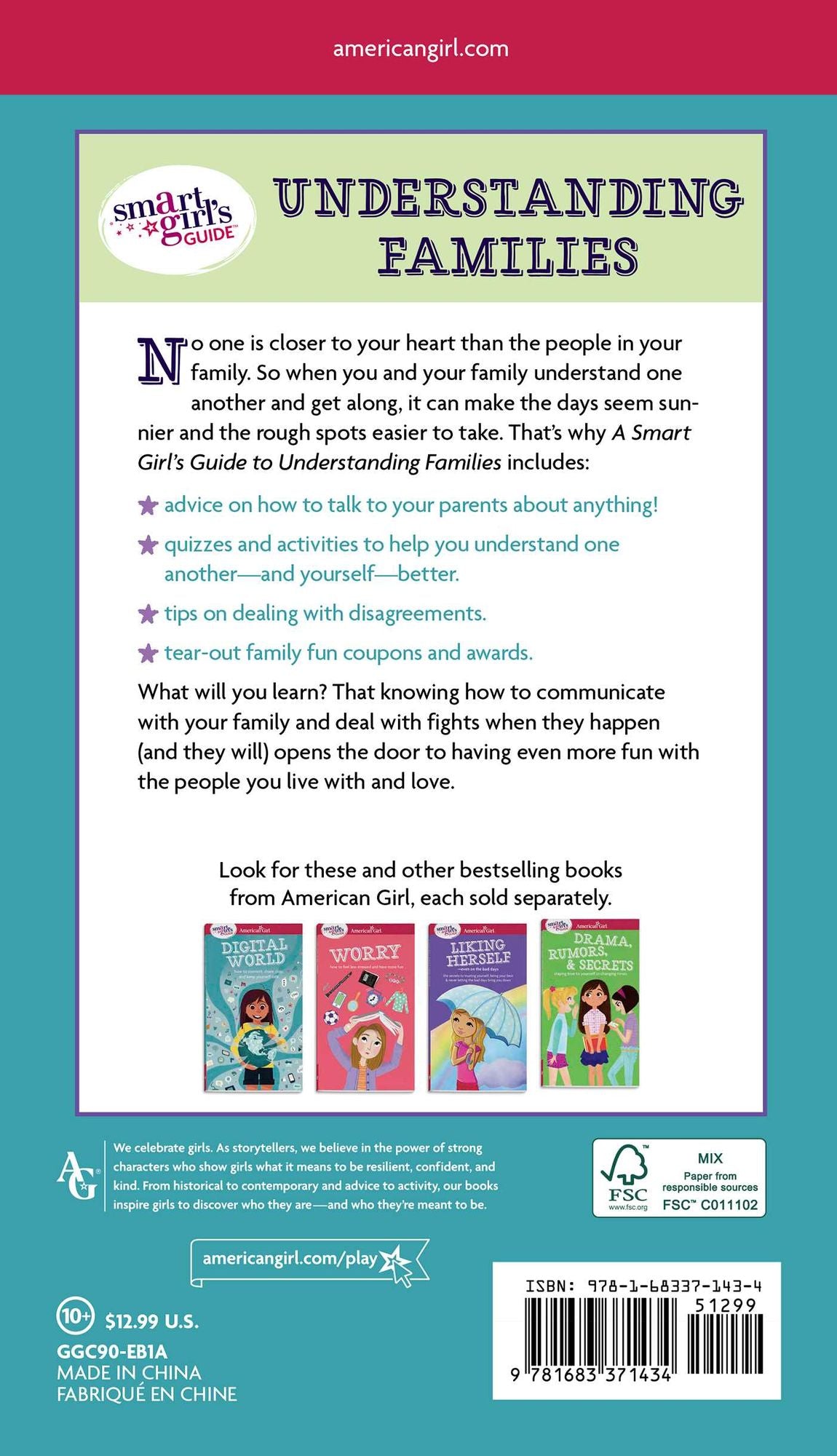 Smart Girl's Guide: Understanding Families: Feelings, Fighting, & Figuring It Out