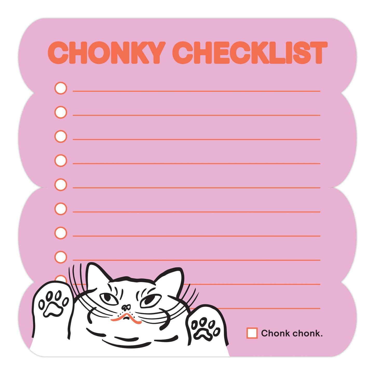Knock Knock Chonky Checklist Chonky Note