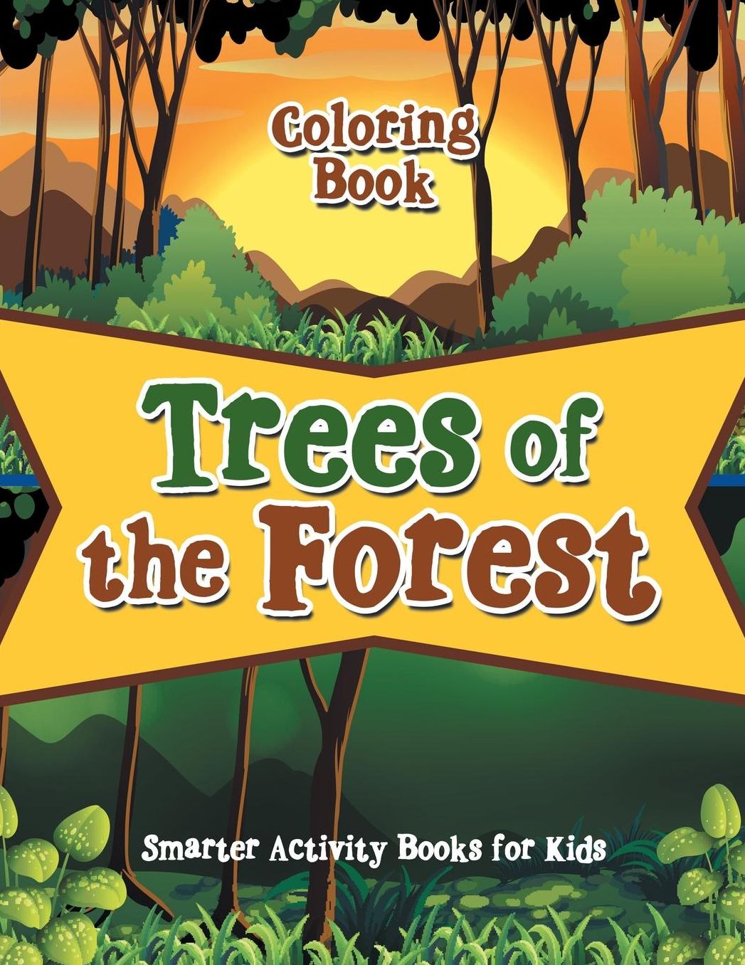 Trees of the Forest Coloring Book