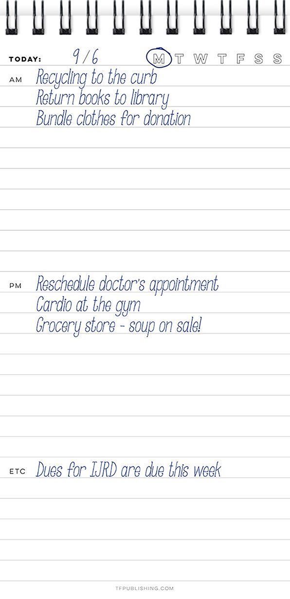 Abstract Art Today and Tomorrow Day Planner