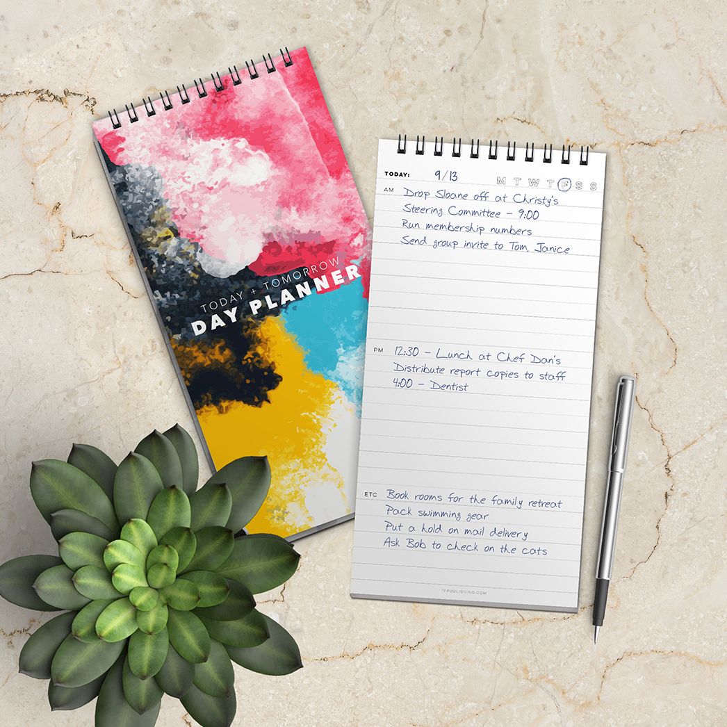 Abstract Art Today and Tomorrow Day Planner