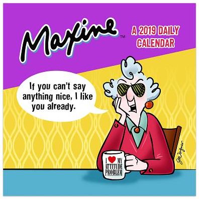 Maxine 2019 Desk Calendar