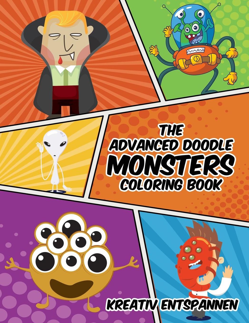 The Advanced Doodle Monsters Coloring Book