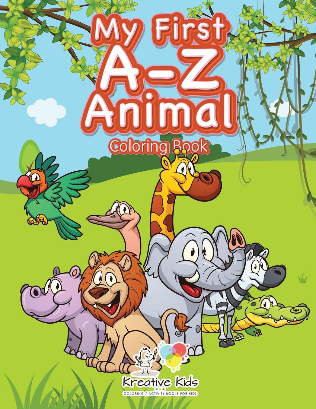 My First A-Z Animal Coloring Book