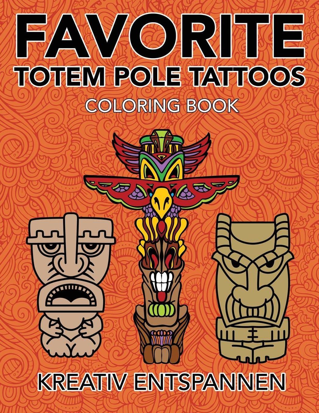Favorite Totem Pole Tattoos Coloring Book