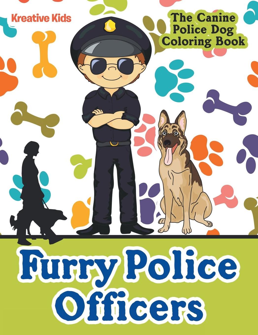 Furry Police Officers: The Canine Police Dog Coloring Book