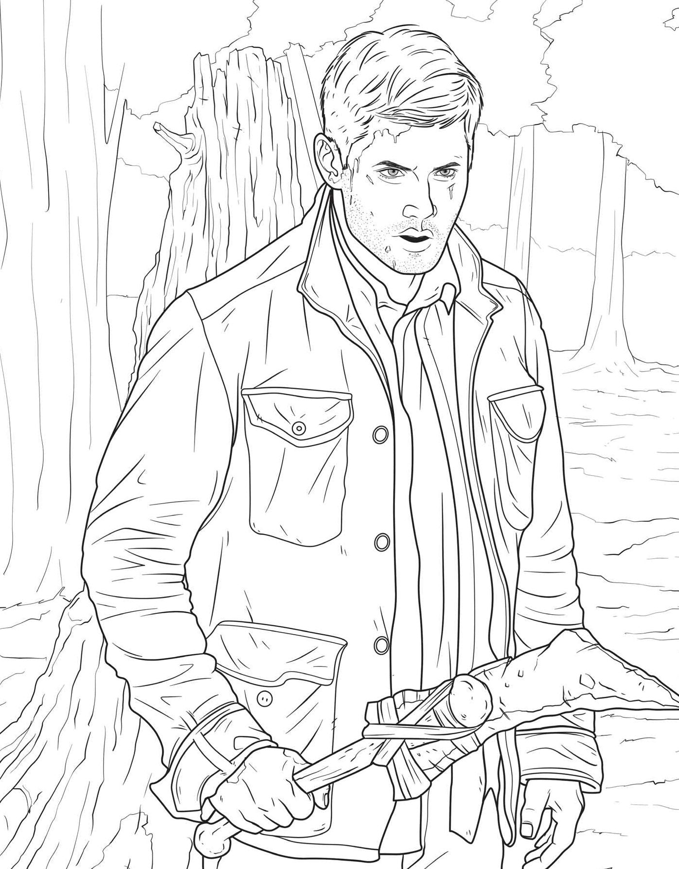 The Official Supernatural Coloring Book: Monsters, Demons, and Spirits
