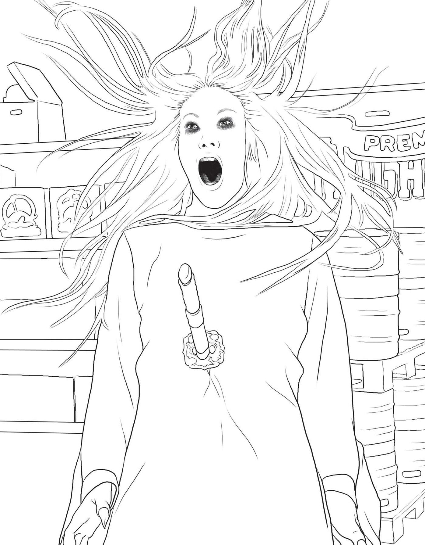 The Official Supernatural Coloring Book: Monsters, Demons, and Spirits