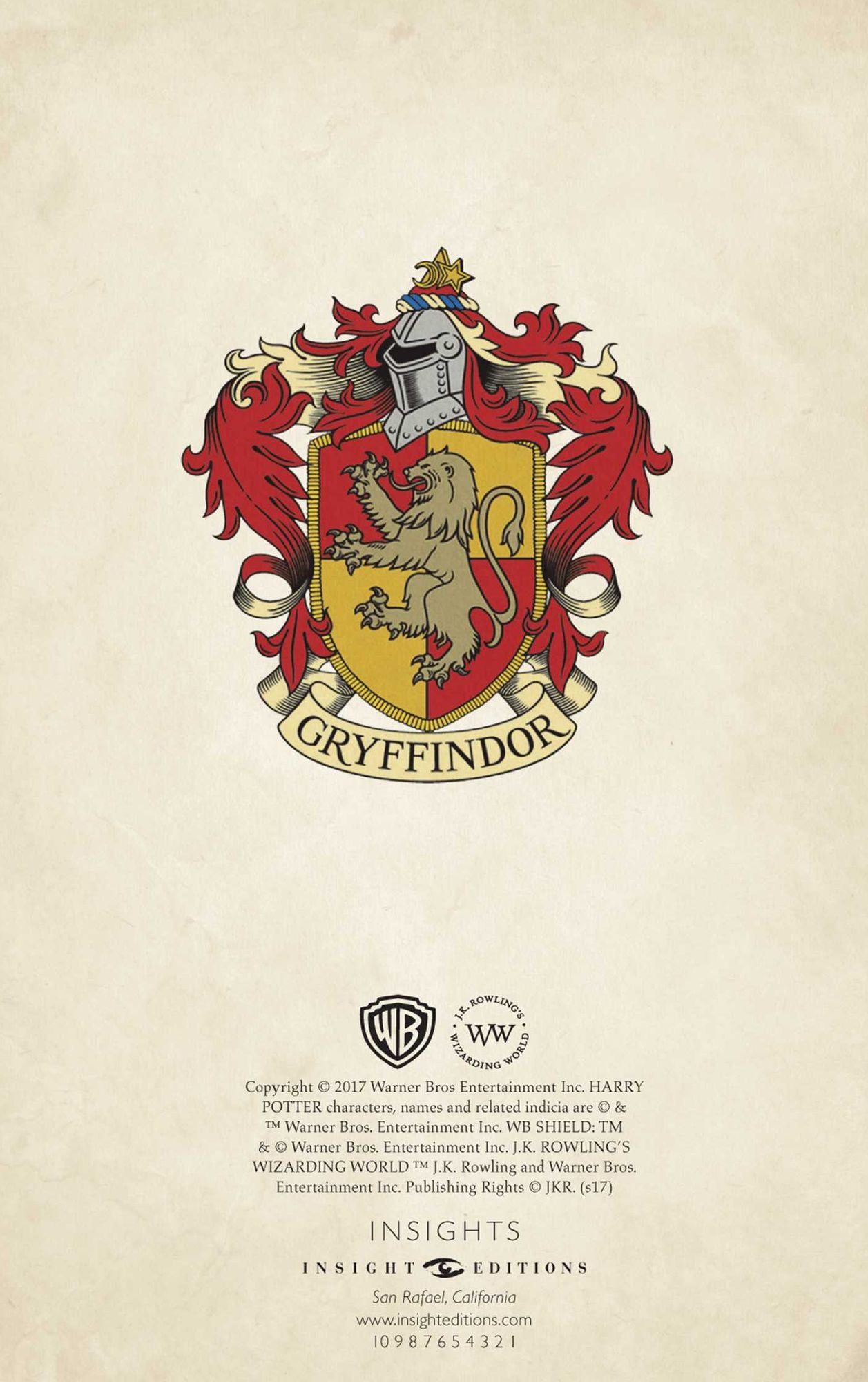 Harry Potter: Gryffindor Ruled Pocket Journal
