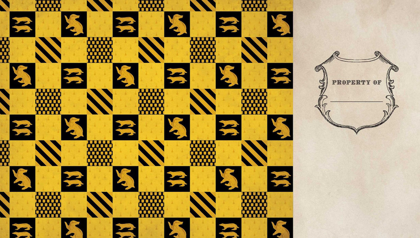 Harry Potter: Hufflepuff Ruled Pocket Journal
