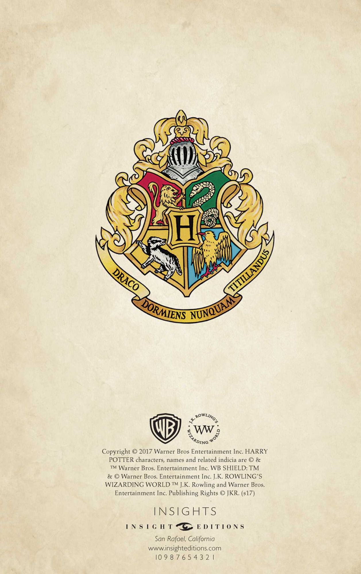 Harry Potter: Hogwarts Ruled Pocket Journal