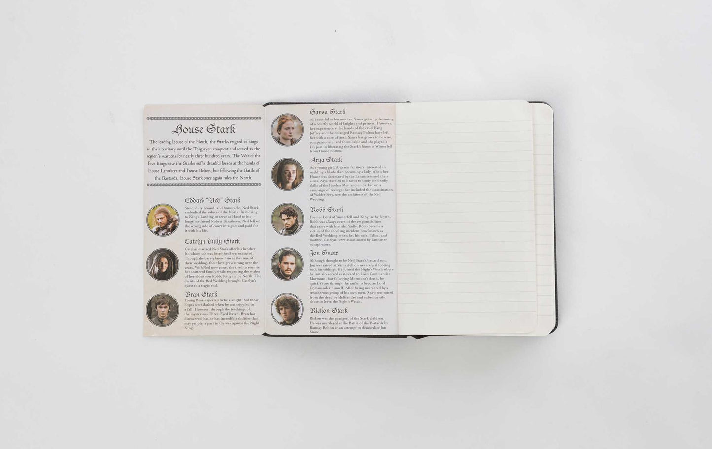 Game of Thrones: House Stark Ruled Pocket Journal