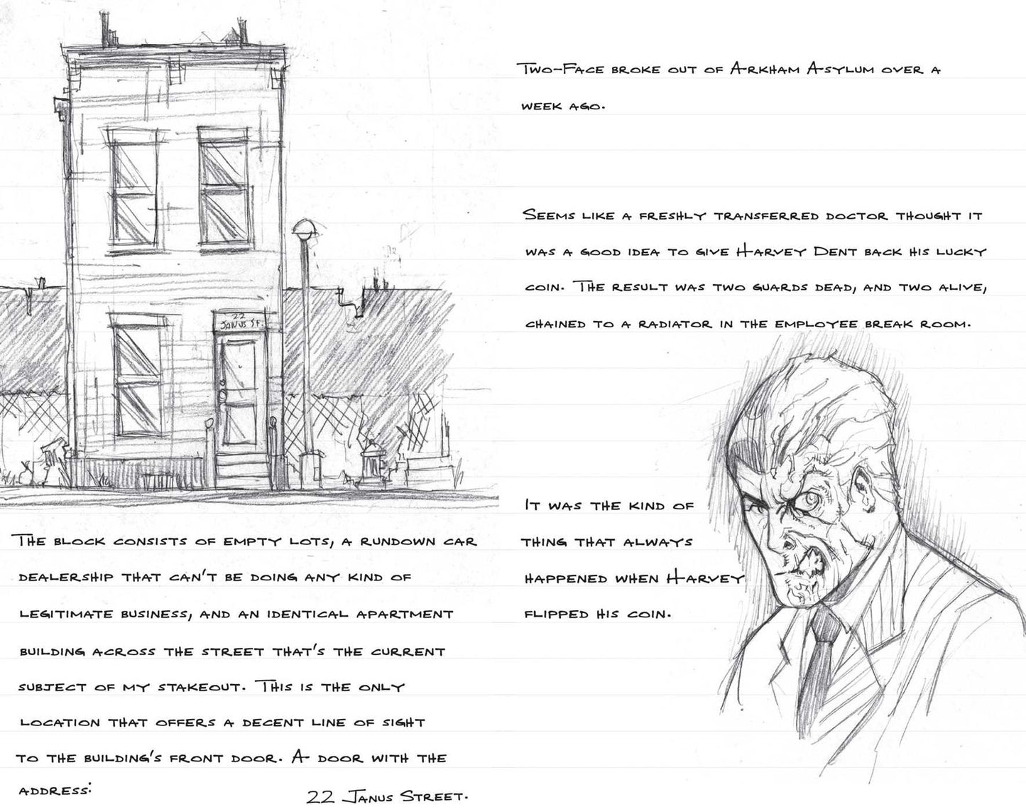 Batman Ruled Pocket Journal