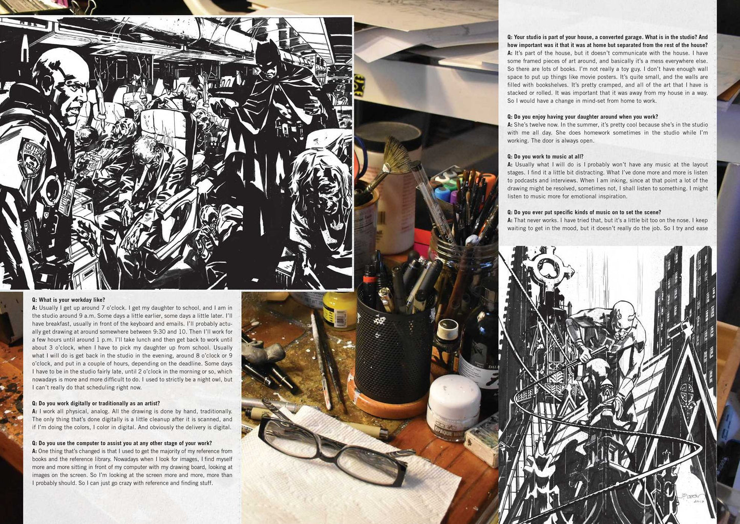 Masters of Comics: Inside the Artists' Studios