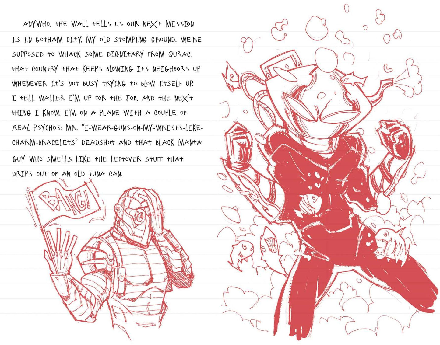 Harley Quinn Ruled Pocket Journal