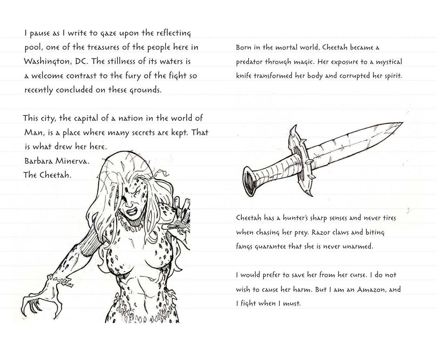 Wonder Woman Ruled Pocket Journal