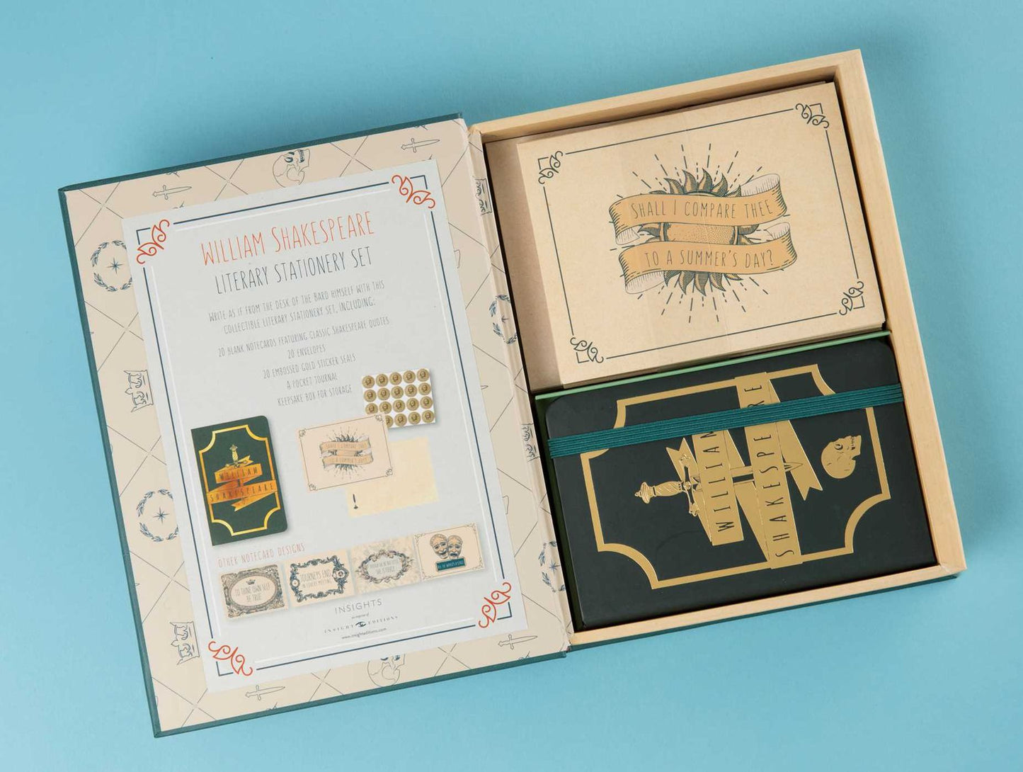 Literary Stationery Sets: William Shakespeare