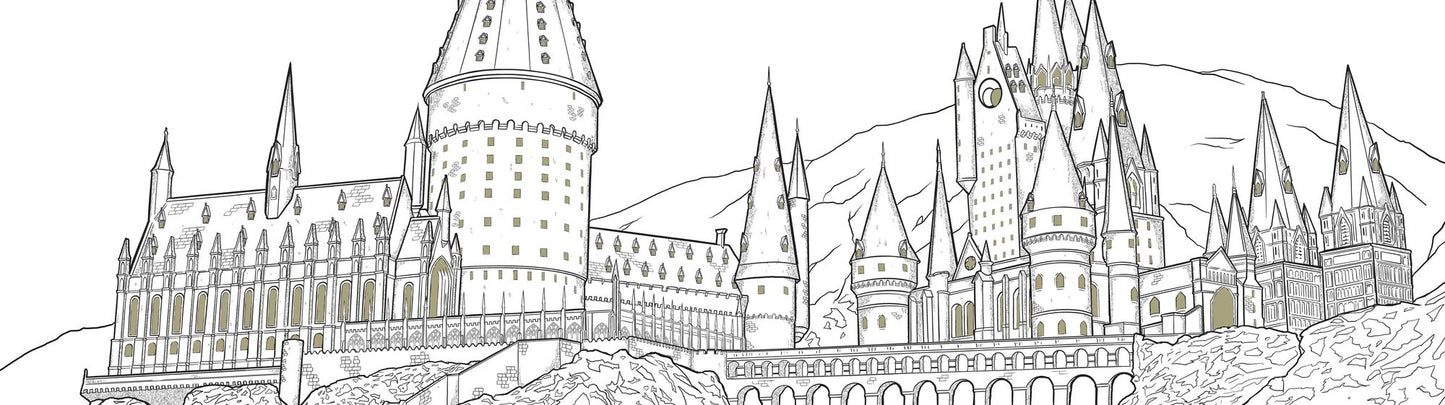 Harry Potter: A Cinematic Gallery: 80 Original Images to Color and Inspire