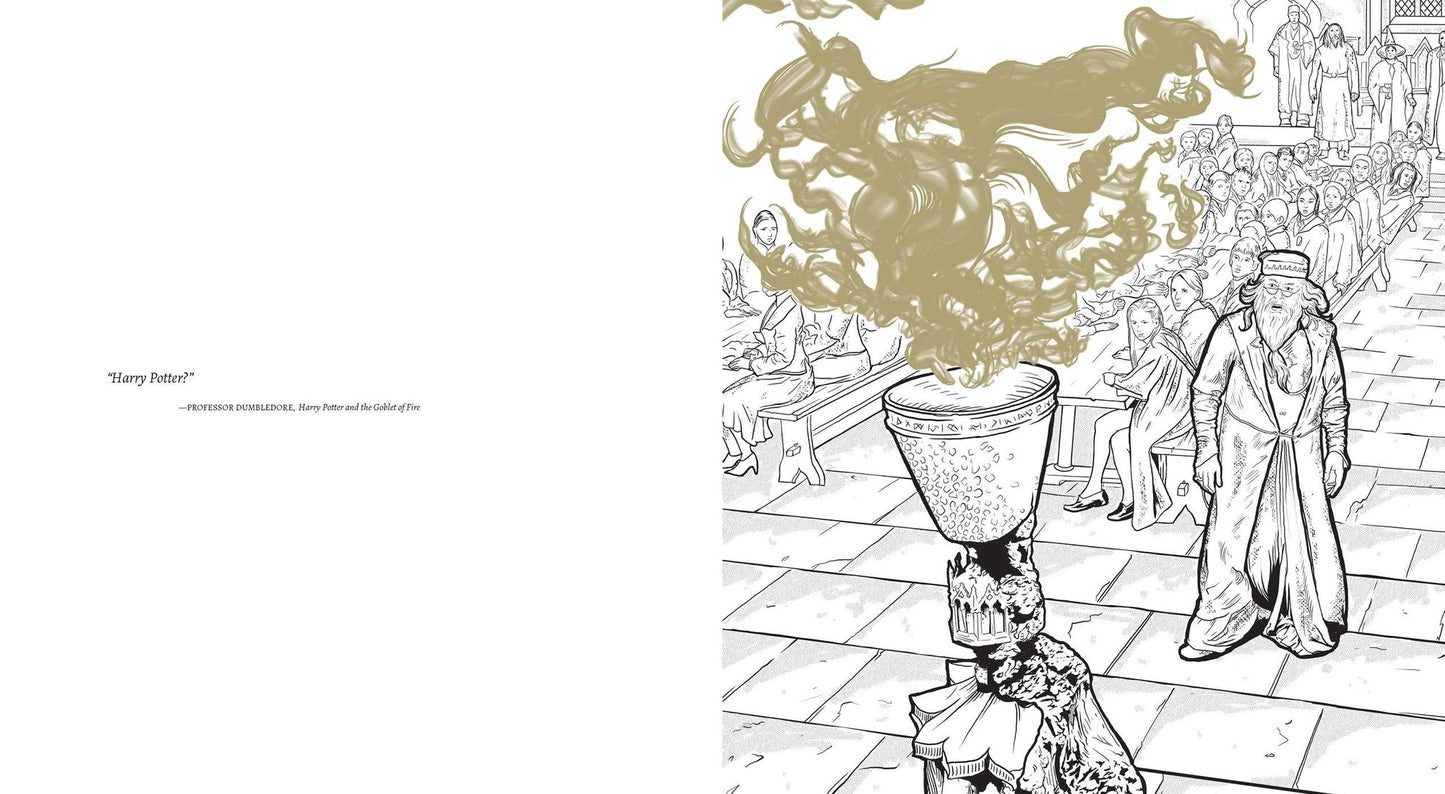 Harry Potter: A Cinematic Gallery: 80 Original Images to Color and Inspire