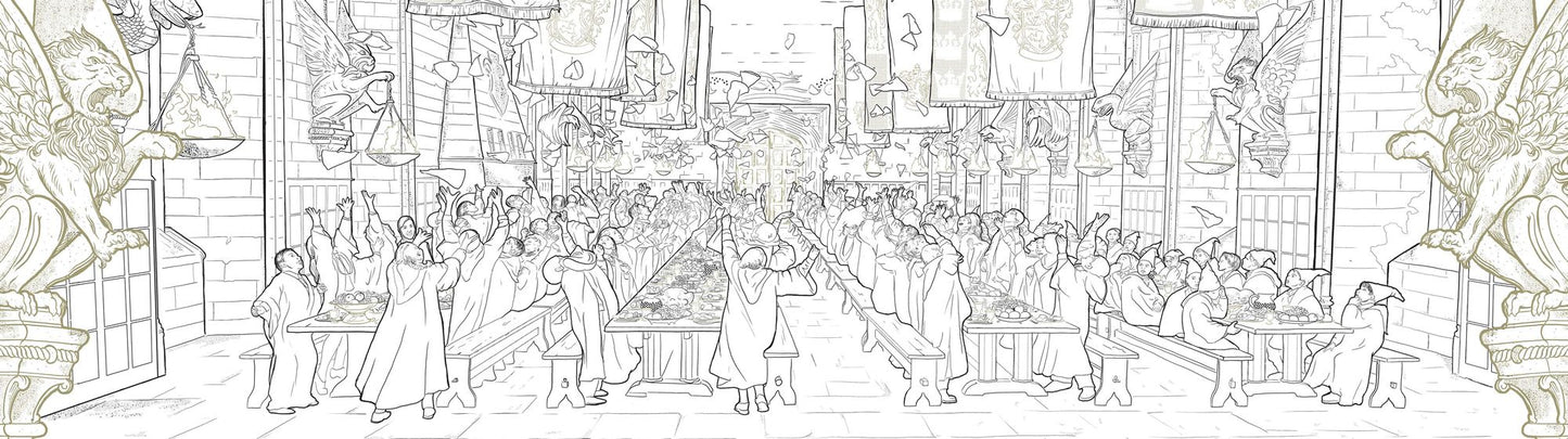 Harry Potter: A Cinematic Gallery: 80 Original Images to Color and Inspire