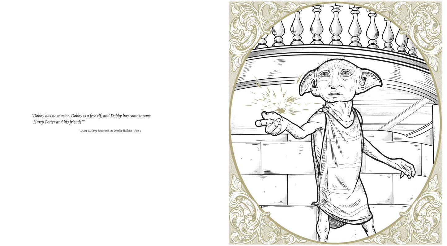 Harry Potter: A Cinematic Gallery: 80 Original Images to Color and Inspire