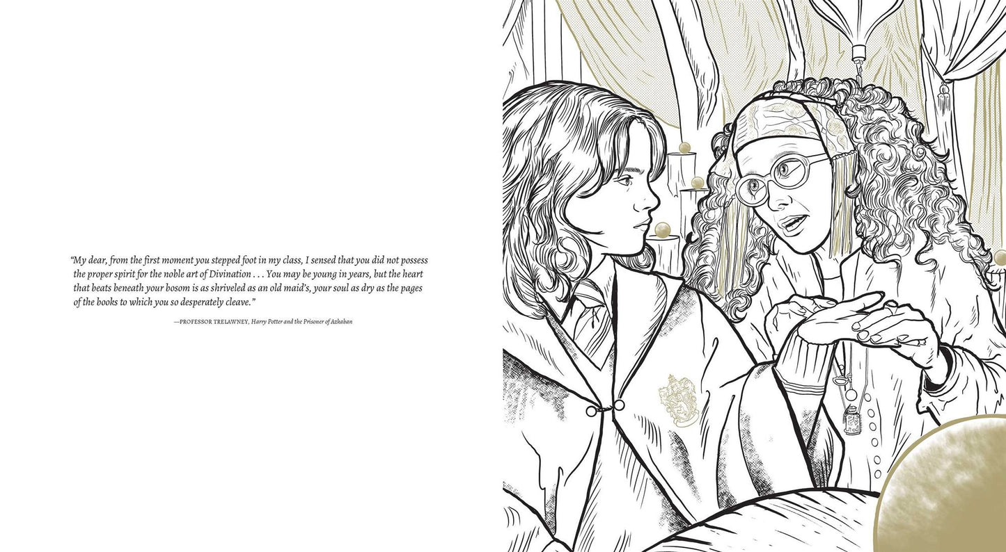 Harry Potter: A Cinematic Gallery: 80 Original Images to Color and Inspire