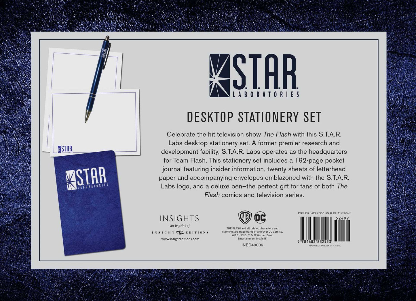 DC Comics: S.T.A.R. Labs Desktop Stationery Set (with Pen)