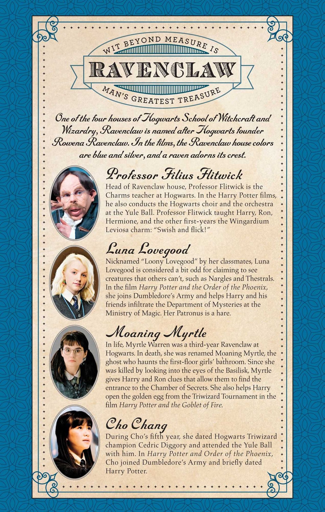 Harry Potter: Ravenclaw Ruled Notebook