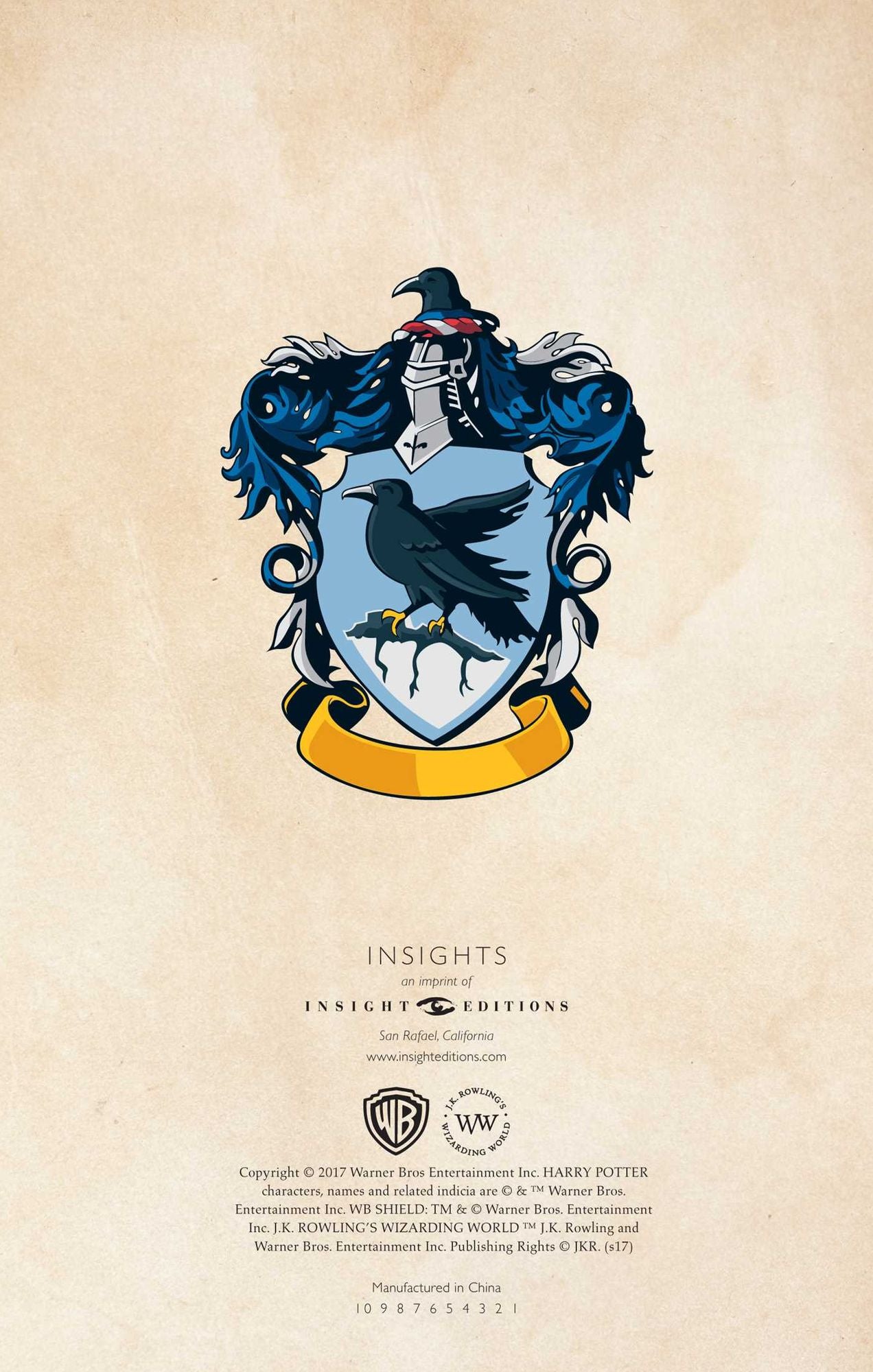 Harry Potter: Ravenclaw Ruled Notebook