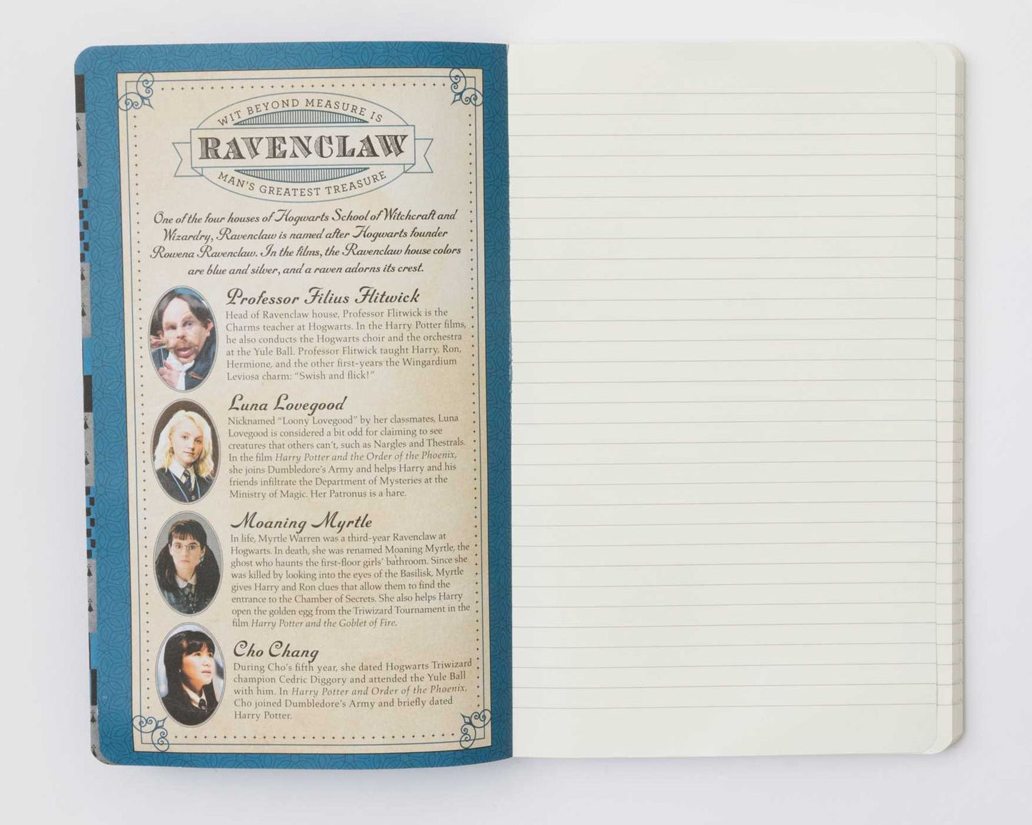 Harry Potter: Ravenclaw Ruled Notebook
