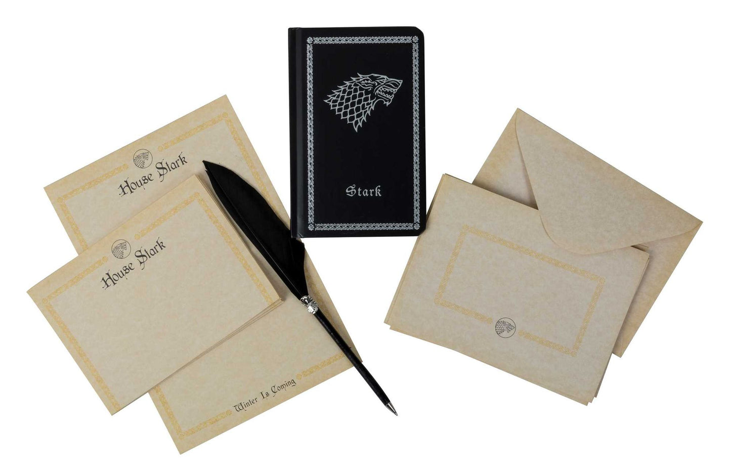 Game of Thrones: House Stark: Desktop Stationery Set (with Pen)