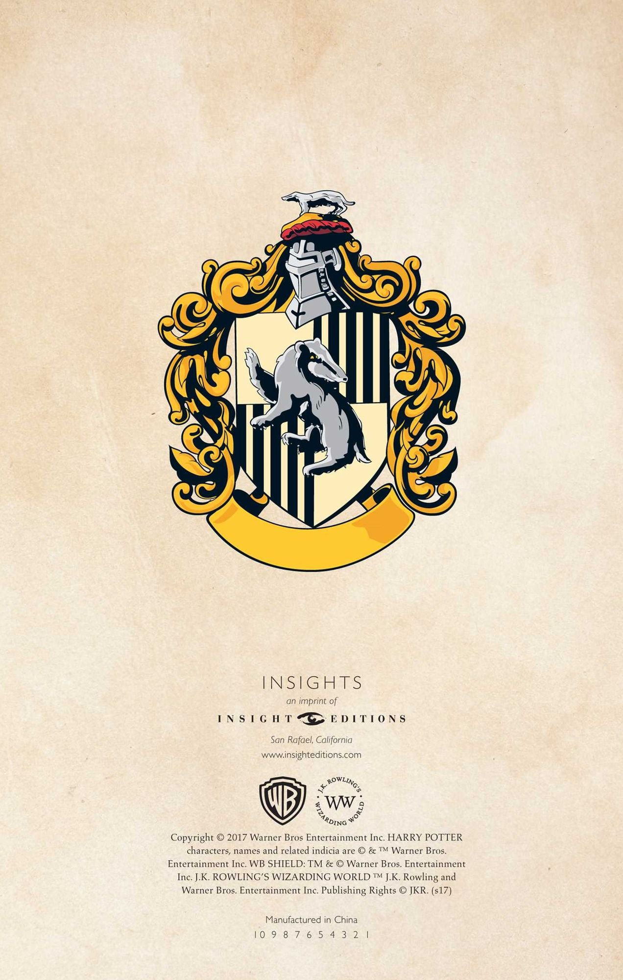 Harry Potter: Hufflepuff Ruled Notebook