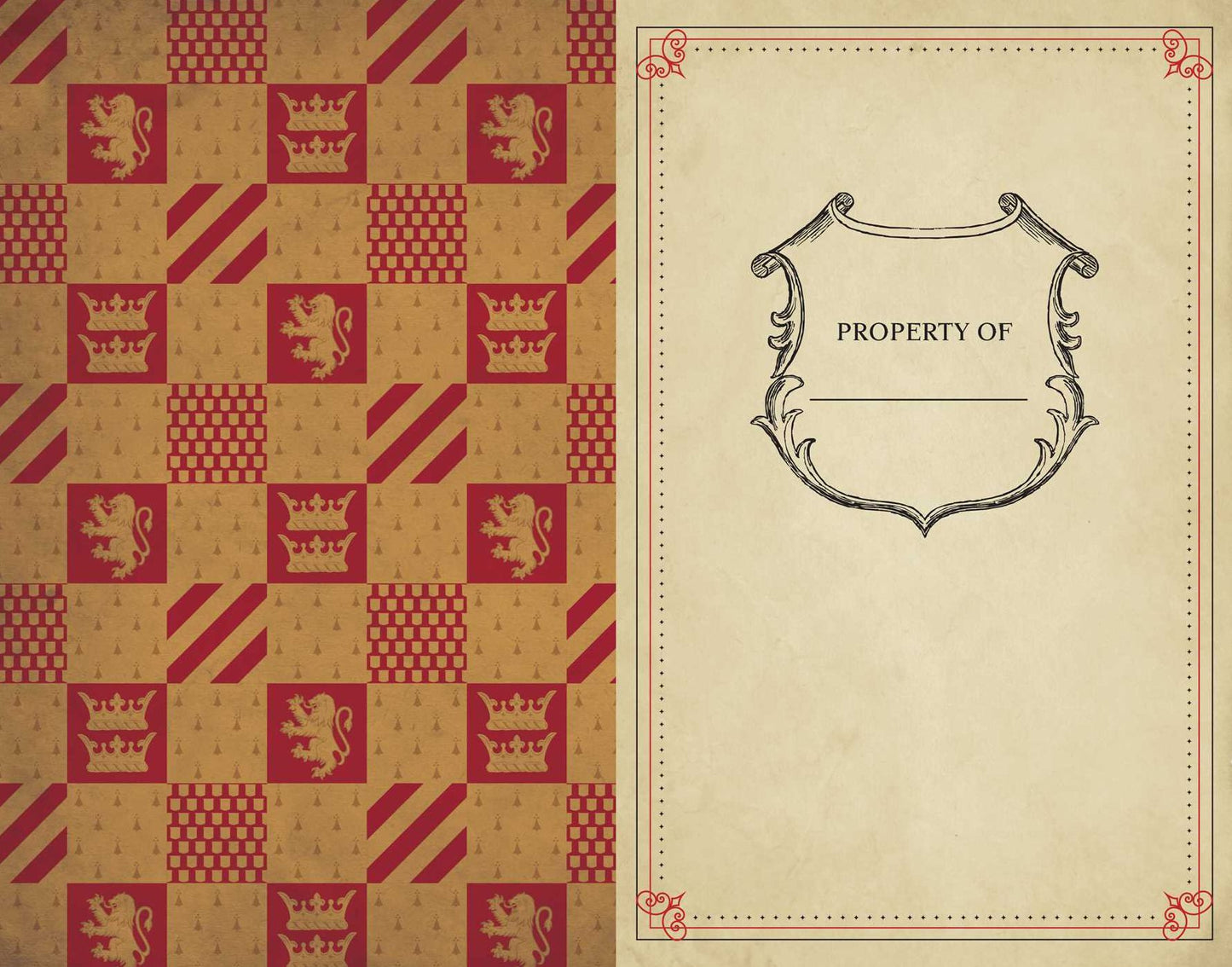 Harry Potter: Gryffindor Ruled Notebook